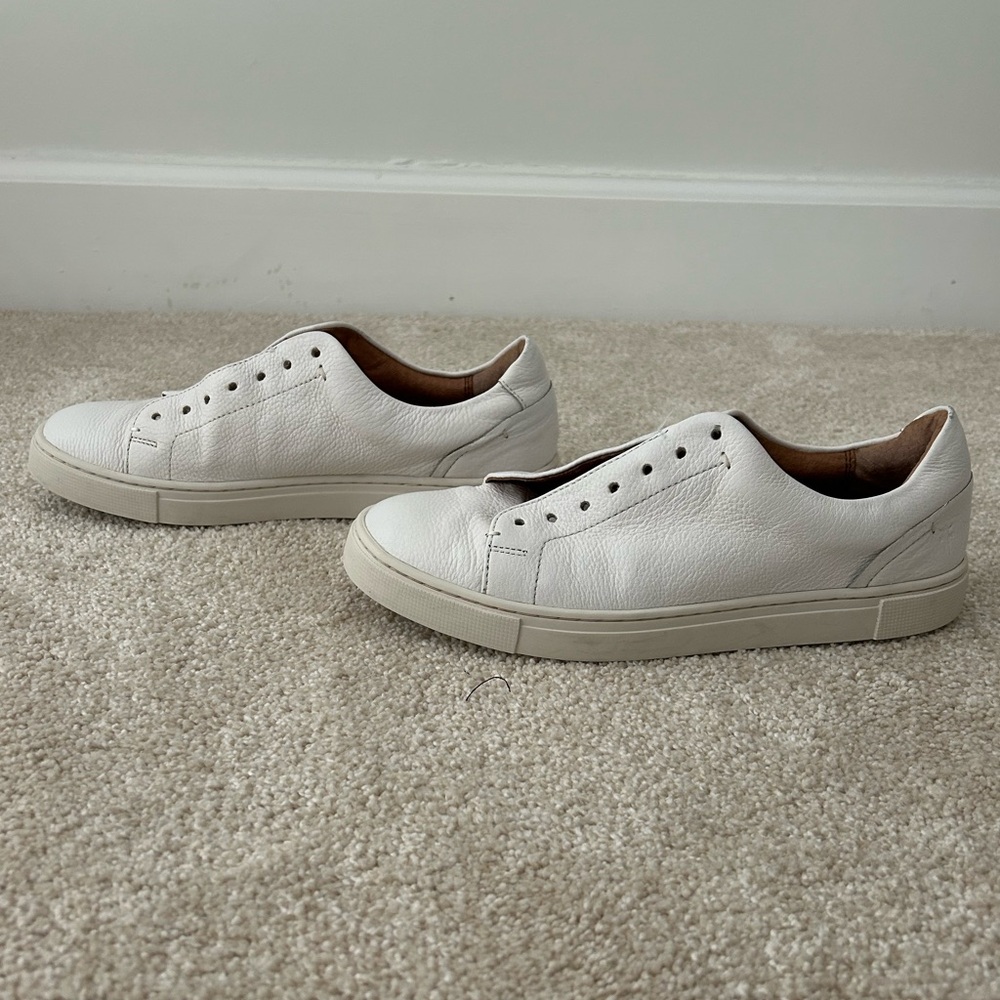 White Frye Sneakers size 6
